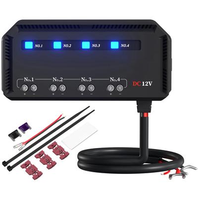 Blocco fusibili 12V 20A Kit scatola relè fusibile impermeabile Scatola fusibili per auto professionale Pannello portafusibili sicuro per motocicletta Auto