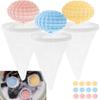 12Pcs Floating Hair Filtering Mesh Removal Catch Lint Washing Cleaning Laundry Dirty Collection Bag Cleaning Ball Filtering