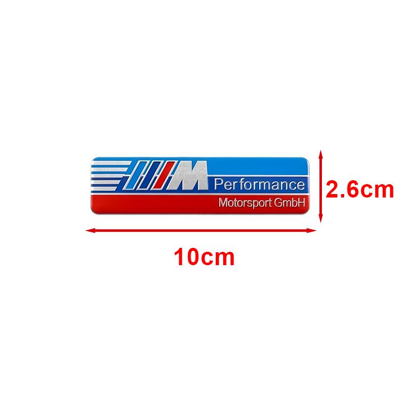 AALN1 3D Aluminum Car Badge Sticker Body Trunk Decoration Decal Modification Accessories For BMW E36 E46 E90 E60 E39 F30 F10 F20 X5
