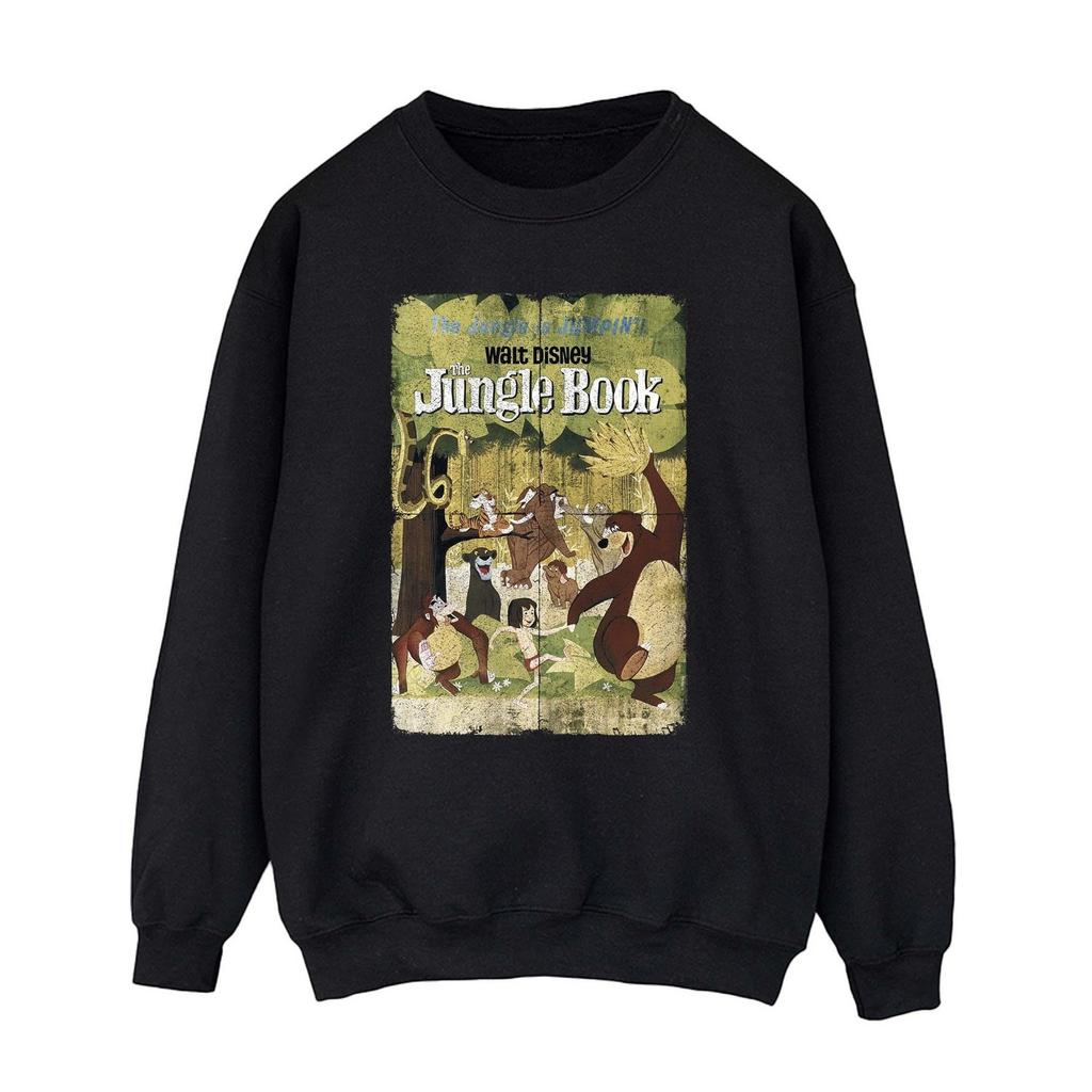 Jungle Book Womens/Ladies Retro Poster Sweatshirt