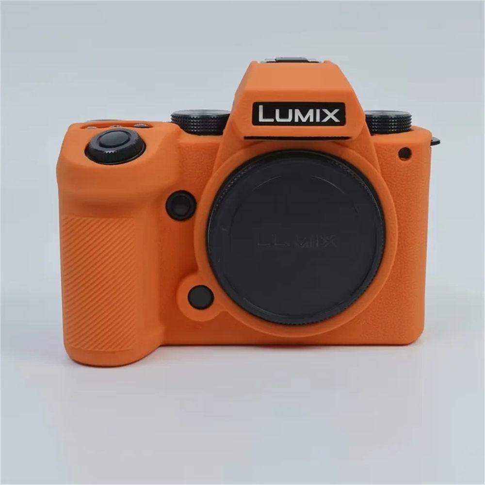 Soft Silicone Rubber Armor Camera Body Case For Panasonic Lumix S5II S5 M2 Protective Shell Cover