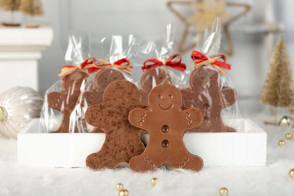 Milk Chocolate with Gingerbread Flavor Gingerbread Made of Chocolate Gift Mikołajki