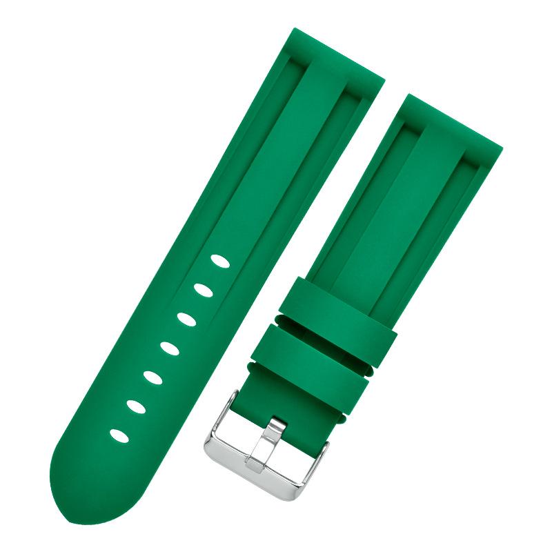 Universal Silicone Watch Strap for Panerai and Tudor Big Blue PAM, 22mm
