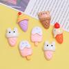 Animal Cartoon Ice Cream Candy Toy DIY Resin Hair Clip Ornaments and Accessories Kit
