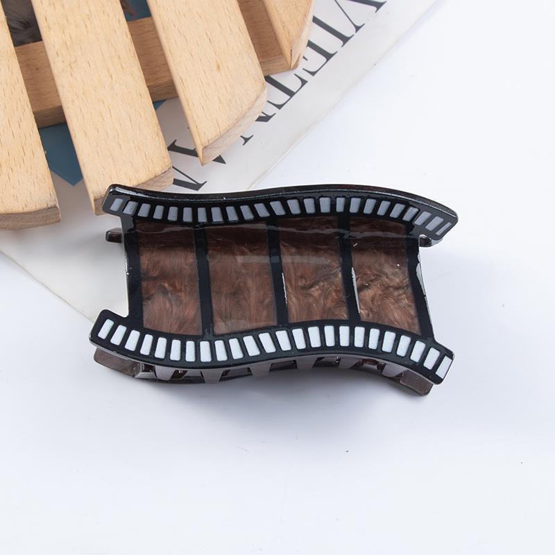 Pvc Hair Claw Print Imitation Acetic Acid Cartoon Hair Clips Cartoon Mouse Arrow Grip Clip