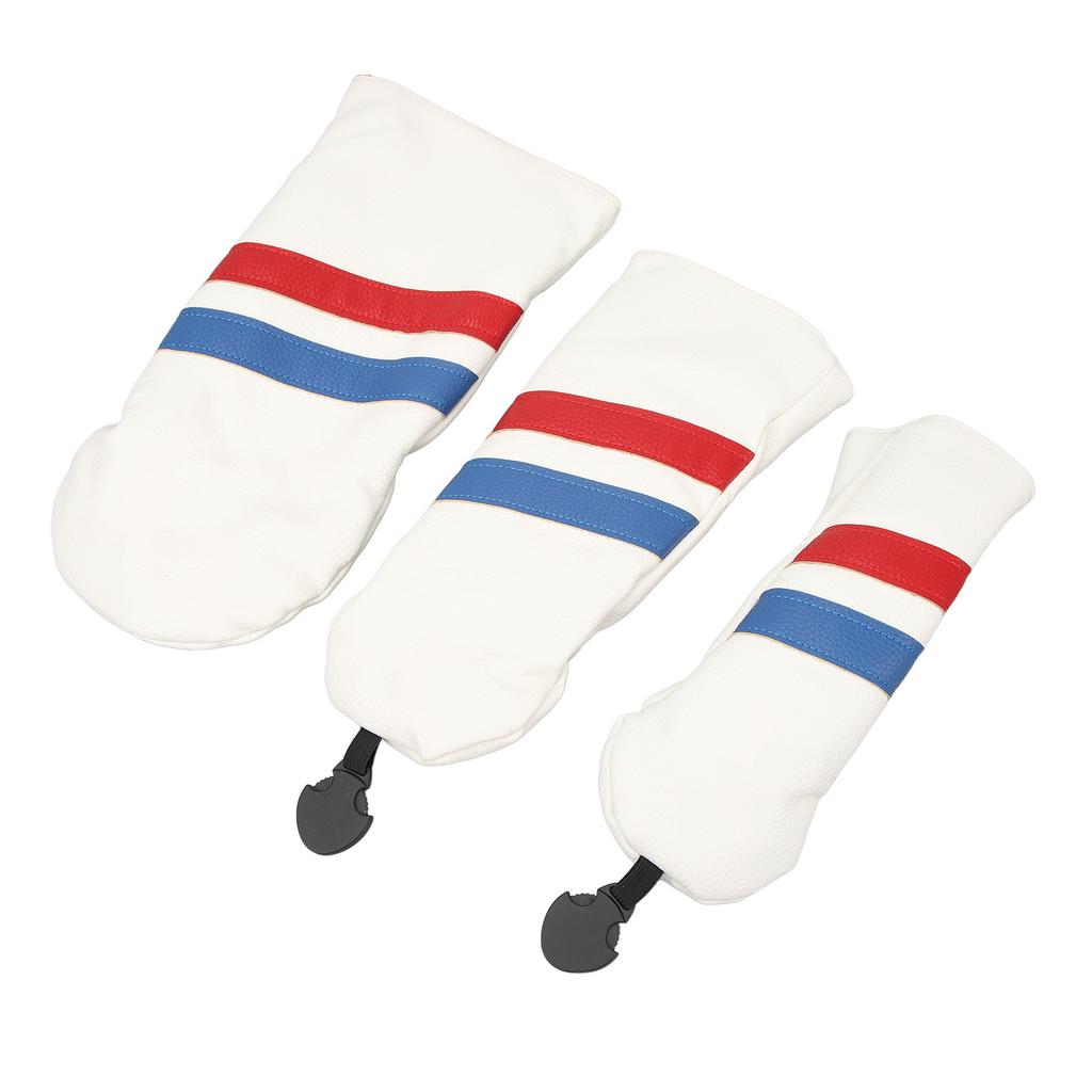 3PCS Golf Club Head Cover for Driver Fairway Woods Headcovers Golf Accessories Hybrid UT Head Covers Set