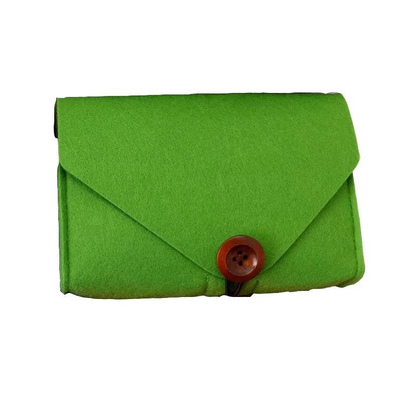 Power Adapter Case Storage Bag Felt Portable Electronic Accessories Storage Bag Portable USB Travel Cable Organizer Electronic