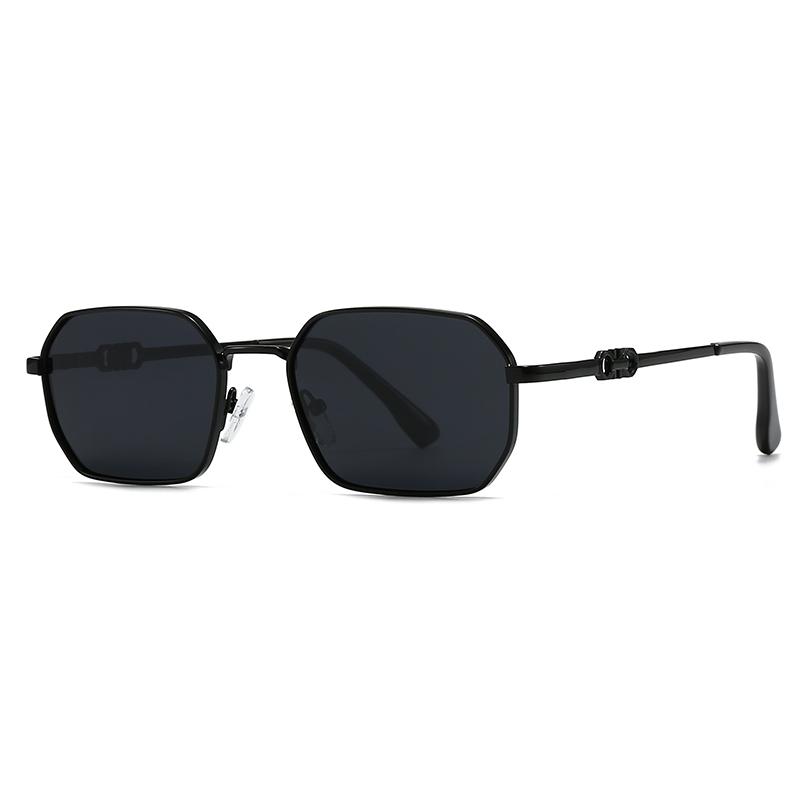 Sunglasses Popular Cross-Border Export Item Men's Sunglasses for European and American Street Style Instagram Influencer Model Square Sunglasses 1409