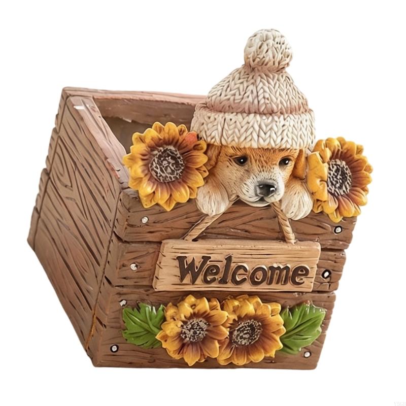 Lovely Animal Resins Planter Animal Decorative Flower Pot for Outdoor Garden And Indoor Decoration Y5GB