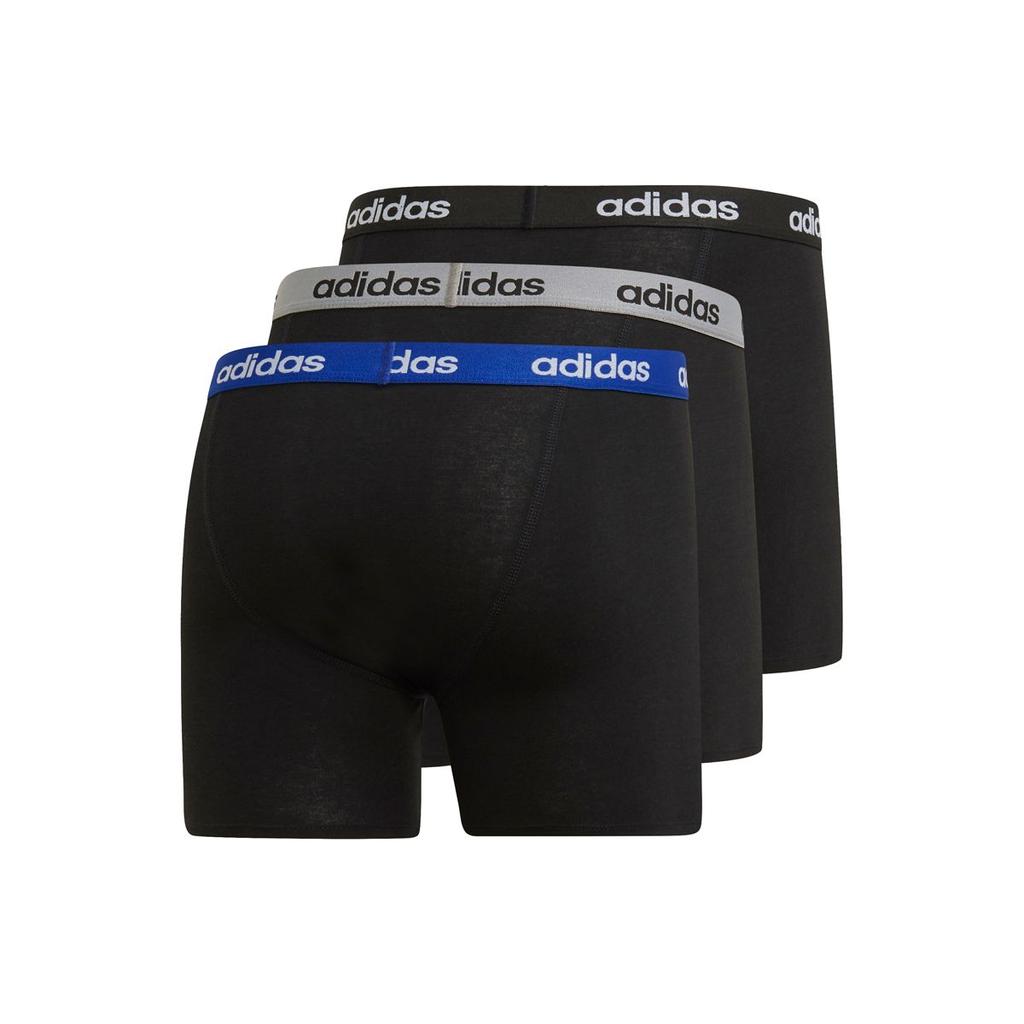 Adidas Stretch Boxer Briefs 3-Pack Men Underwear Black FS8393