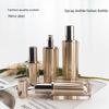 Diamond Square Acrylic Spray Bottle - Gold High-End Cosmetic Container