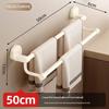 HANDUNYOU Cream Style Suction Cup Double Towel Bar