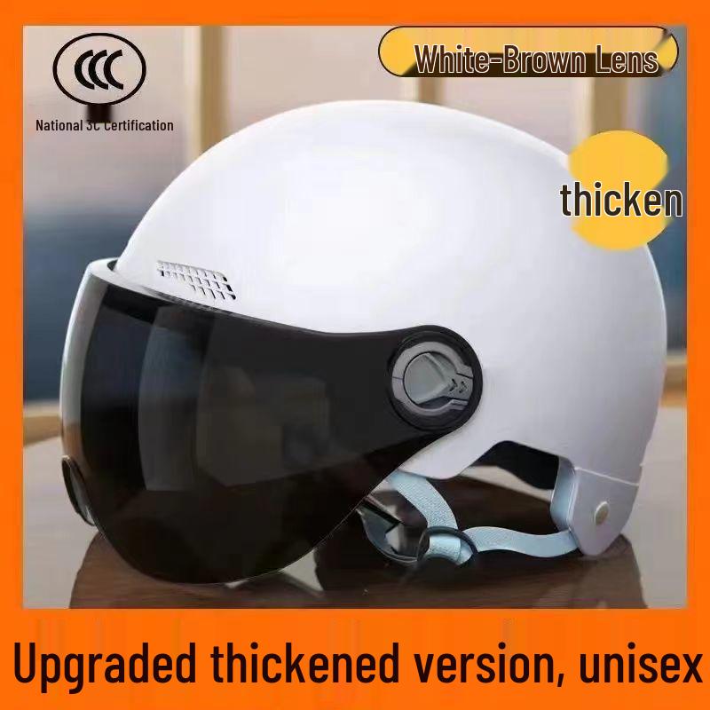 

Universal Lightweight Half Helmet for Men & Women - Summer Sun Protection, Breathable, All-Season, Protective for Electric Scooters