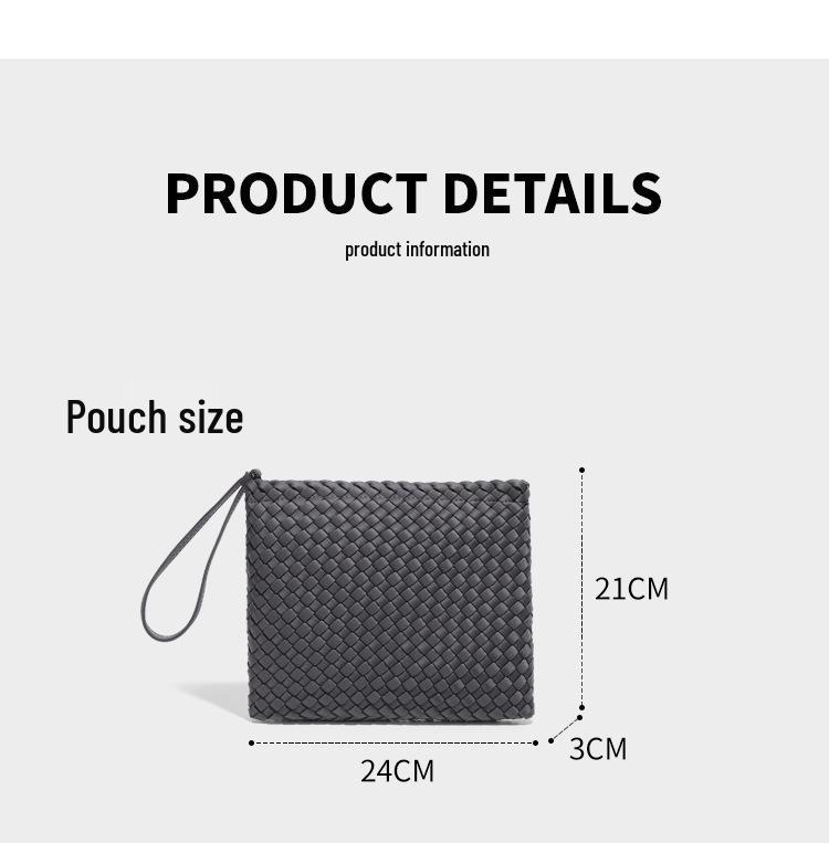 Stylová ručně tkaná velkokapacitní taška tote pro matku a dítě s všestranným ramenním popruhem