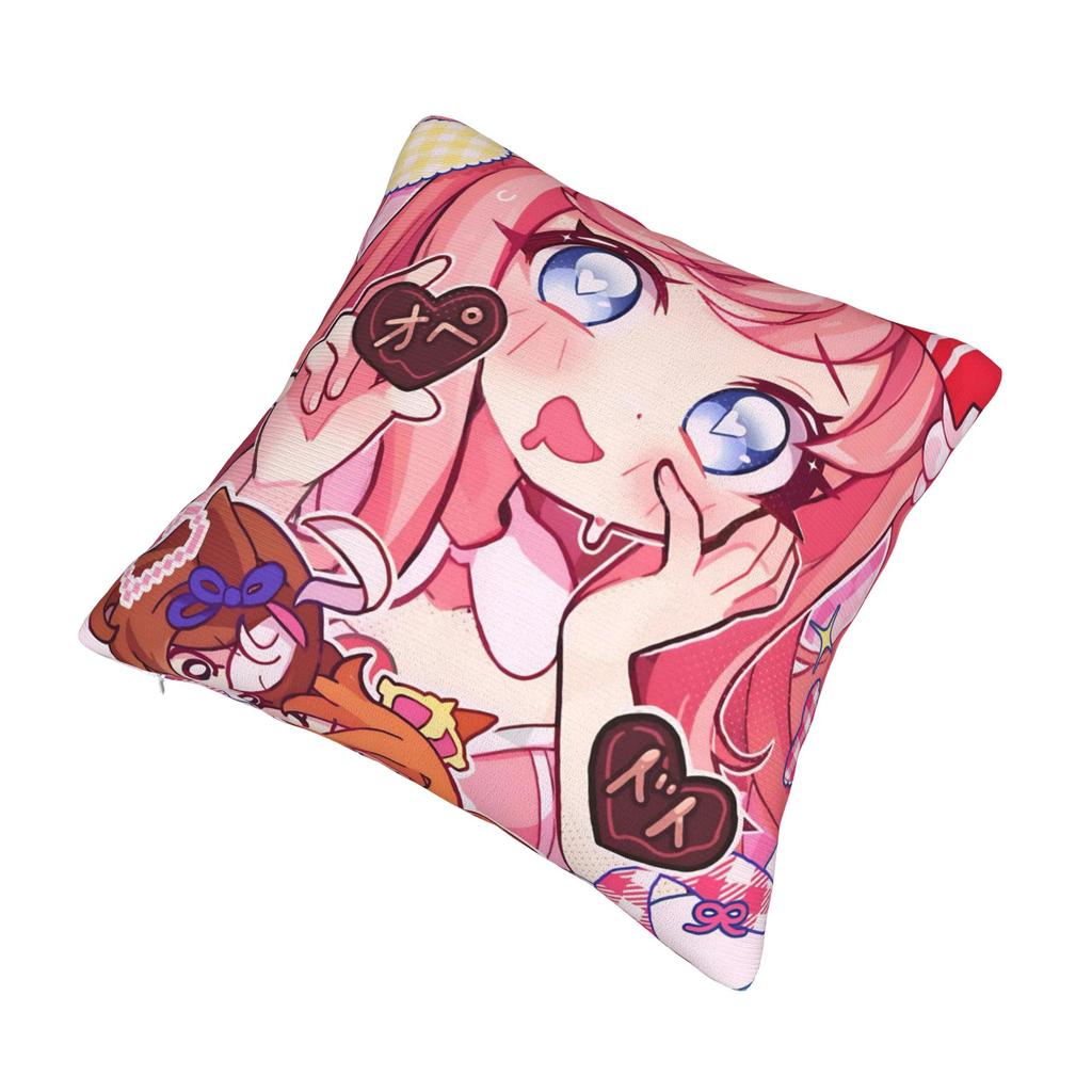 Umamusume Pretty Derby Cartoon Pillowcase Soft Polyester Cushion Cover Gift Throw Pillow Case Cover Sofa 40*40Cm