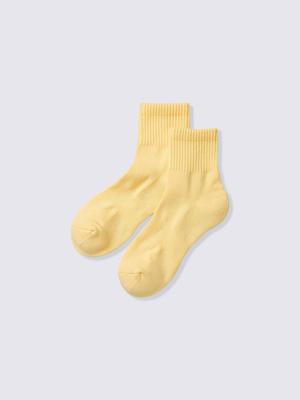 GU by Uniqlo Calcetines Tobilleros de Canalé y Felpa