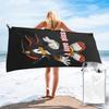 Shadow The Hedgehog Beach Towel Soft Microfiber Quick Dry Absorbent Quick Towels For Pool