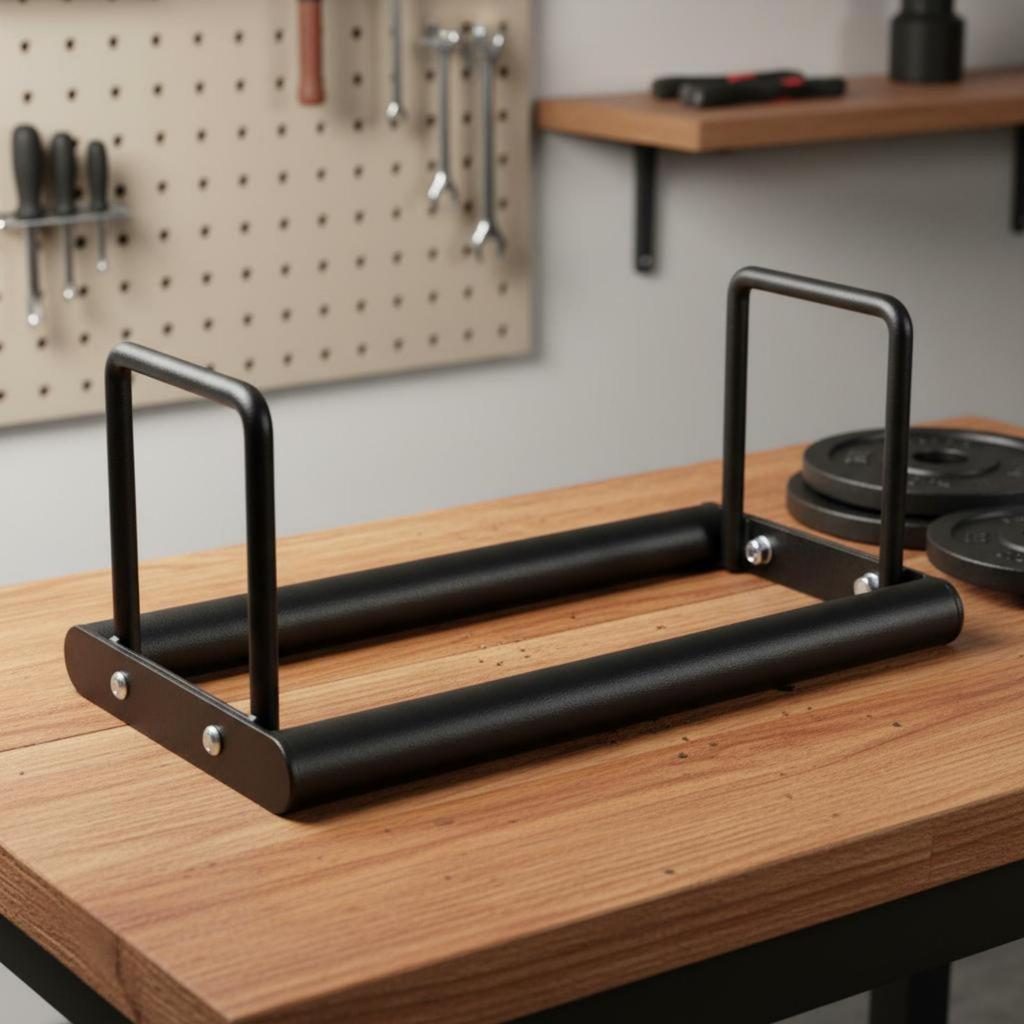 Fitness Disc Storage Stand Multi Use Plate Rack Heavy-Duty Barbell