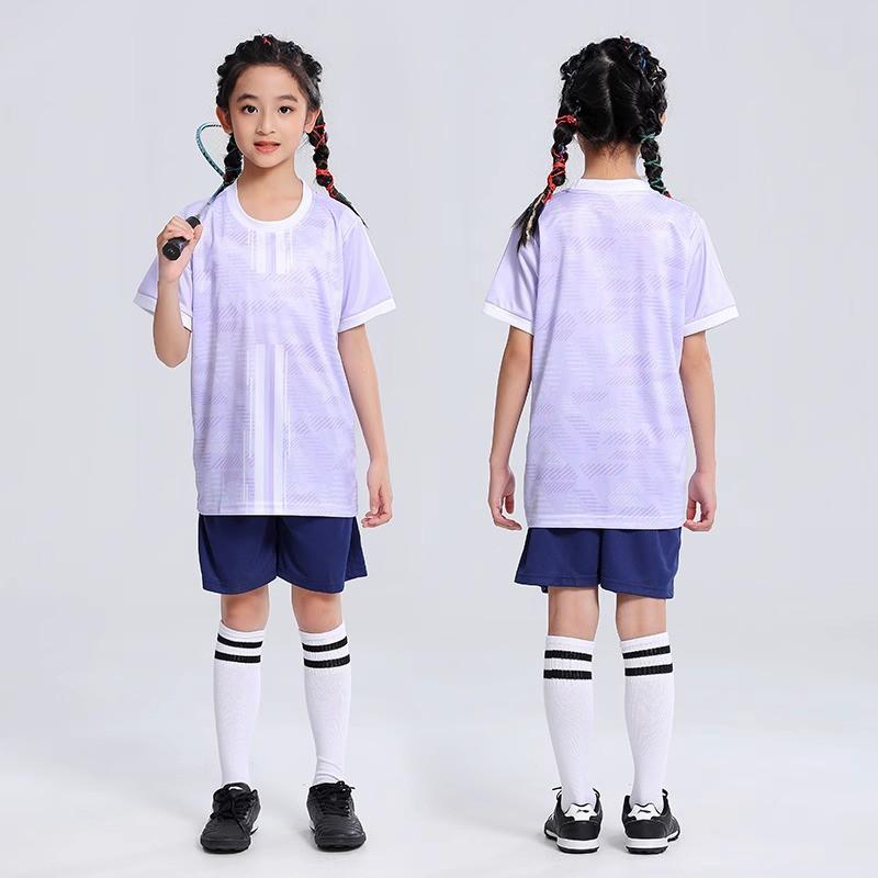 Kids Sports Set Breathable Quick-Dry T-Shirt Shorts Badminton Tennis Jump Rope School Training Unisex