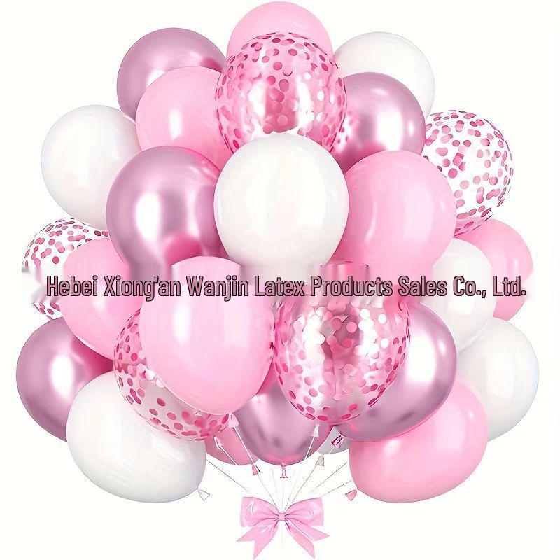30-Piece Matte Balloon Set for Birthdays and Weddings, Vacuum-Packable