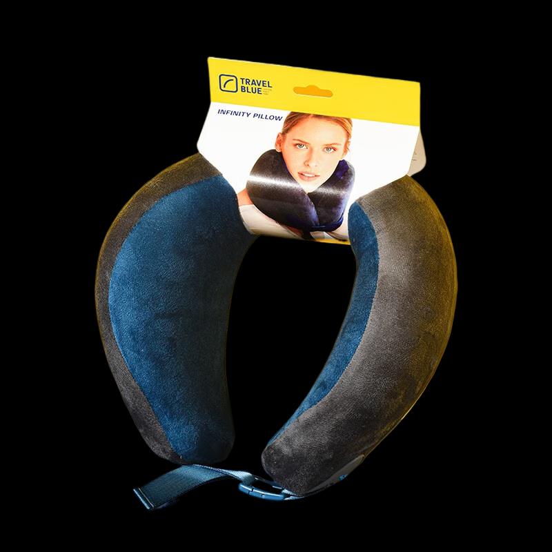 Blue Travel Portable U-Shaped Neck Pillow