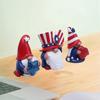 3 Pack Patriotic Gnomes Decorations USA  and Stripes Elf Gifts Patriotic 4th of July Gnomes Figurines Independence Day