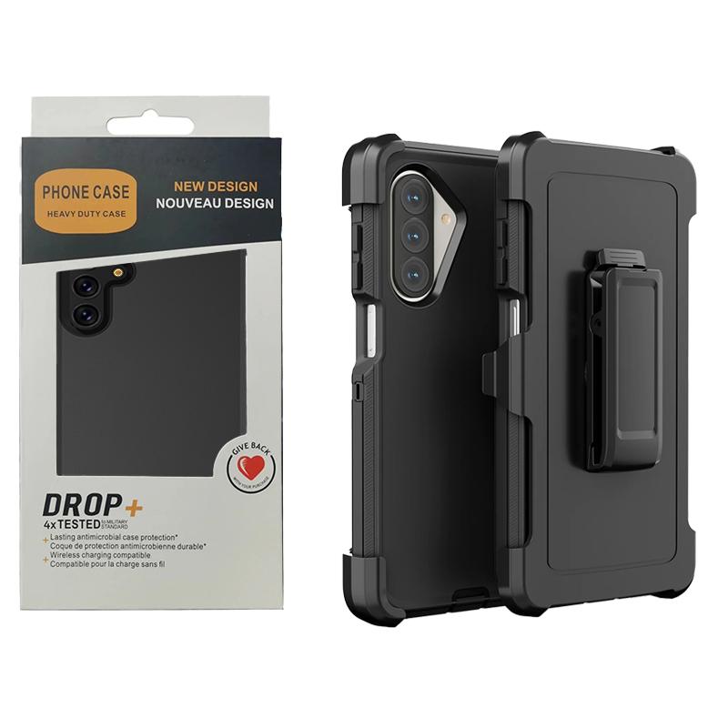 Ott Armor Box Case For Samsung Galaxy A57 A37 A17 A07 A16 A36 A56 A15 A35 A55 A05 A14 A34 A54 A33 A53 Shockproof Cover with Clip