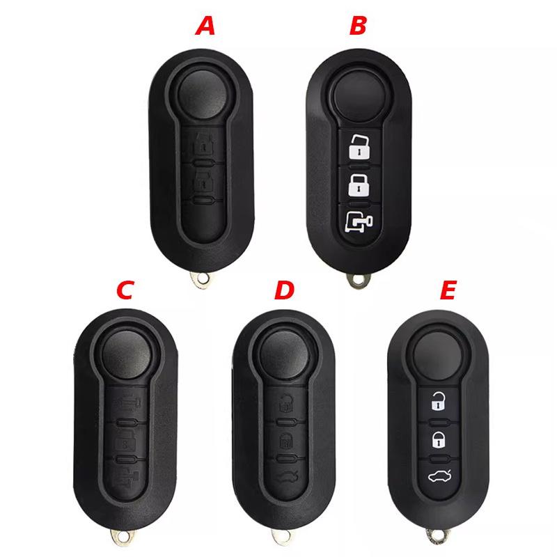 3-Button Fiat ID46 Marelli/Delphi Remote Key (433MHz)