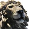 Nordic Style Resin Animal Head Wall Décor: Wolf & Lion