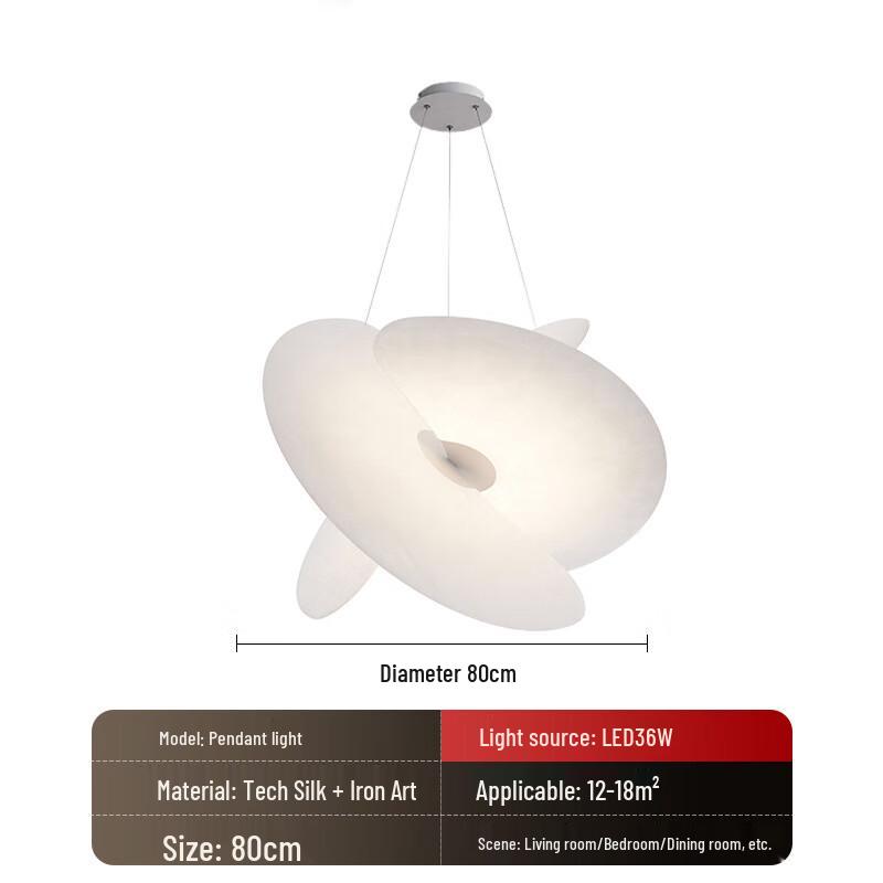 Liangtu 80cm Spiral Warm Light Decorative Pendant Lamp