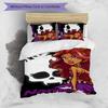 3pcs Custom Name Cartoon Monster High Bedding Set Duvet Cover Closure Includes 1 Duvet Cover & 2 Pillowcases for All Seasons Bedroom Decor