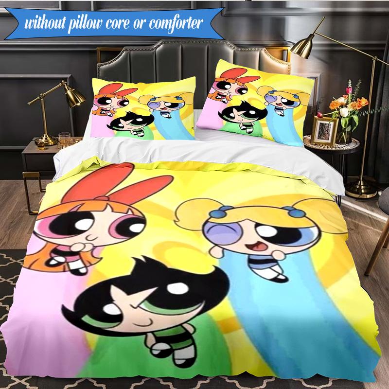 Power police  Adventure 3pcs K-pop music group Bedding set,Ideal for Bedroom, Dormitory,Including Duvet Cover And 2pcs Pillowcases,Fan gifts