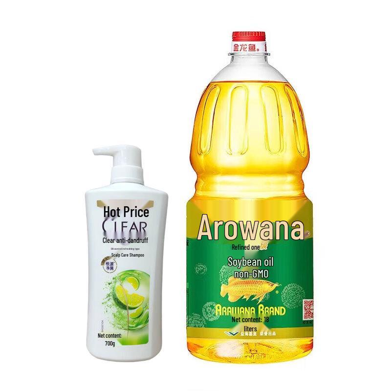 

Clear Shampoo & Arowana Soybean Oil Bundle