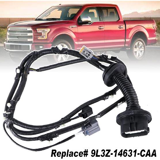 Rear Door Jumper Wiring Harness Compatible with Ford F150 Crew Cab 2009-2014 Driver Side LH Door Jumper Wire Assembly Replace 9L3Z-14631-CAA
