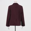 2025 Spring European & American Women's Slimming Suit Jacket with Irregular Side Waist - High-End Fashion Trend