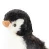 INJOI Plush Animal, Natural Alpaca Fur, Rare, Fluffy, Handmade, Cute, Perfect Gift for Anniversaries and Special Occasions (Penguin, 22cm, Black,