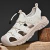 Men's Large Size Closed-Toe Summer Sandals - Casual Beach & Outdoor Hiking Sports Footwear