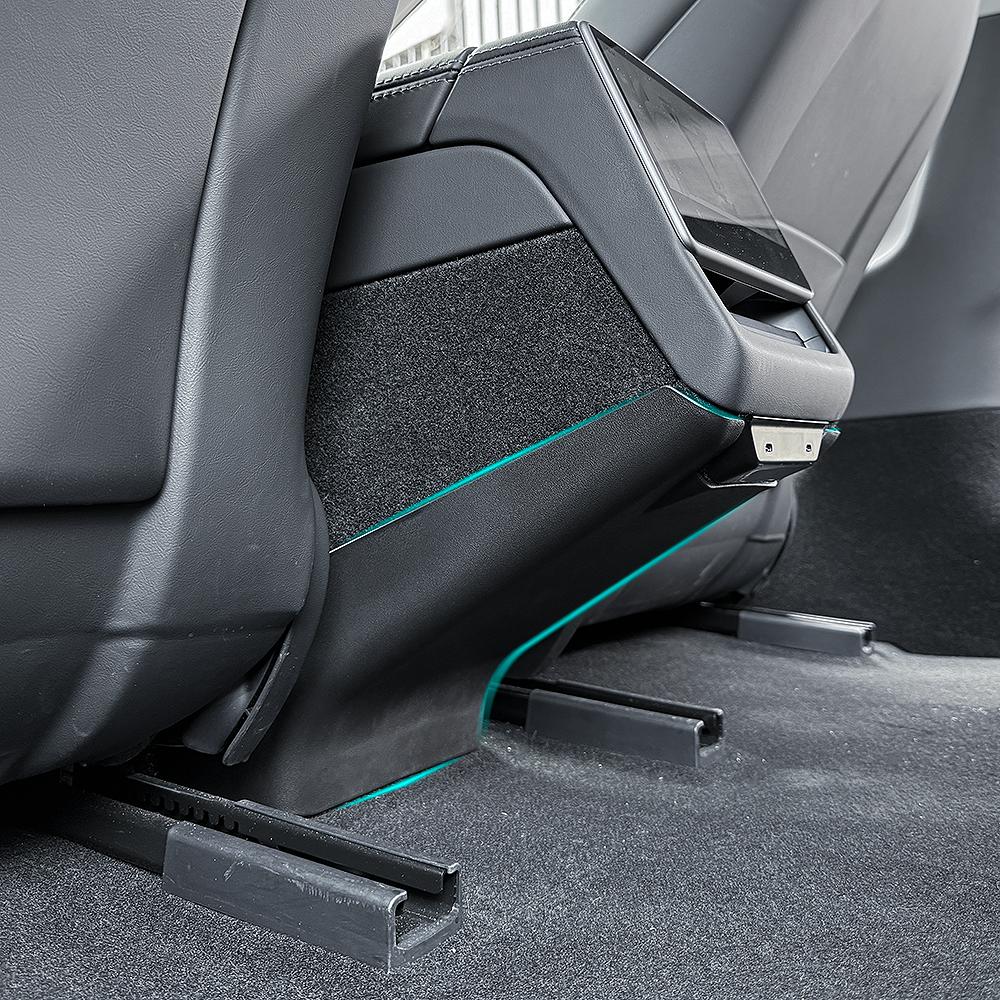 UBLM4 For Tesla Model Y Launch 2025 Model 3 Highland 2024 Central Armrest Box Rear Seat Anti-Kick Board Anti Dirty Protection Cover