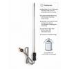 Pandatour Extended Telescopic Blow Torch for Camping Fire Starting High-Intensity Flame New Folding Design with Braided Hose 4