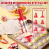 Plastic Cake Cream Decorating Gun Pastry Biscuit Syringe Flower Nozzles Set Dessert Extruder Kitchen Baking Cookie Maker Tools