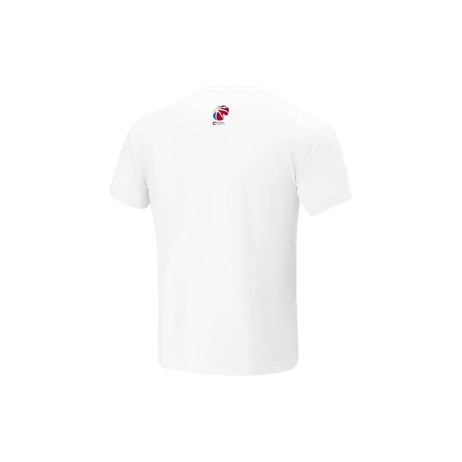 Li Ning CBA Collection T Shirt Men's White AHSUB85-1