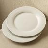 Premium Threaded Flat Plate Tableware Simple Ceramic Plate Western Food Plate Pasta Plate Household Vegetable Plate Hotel Plate