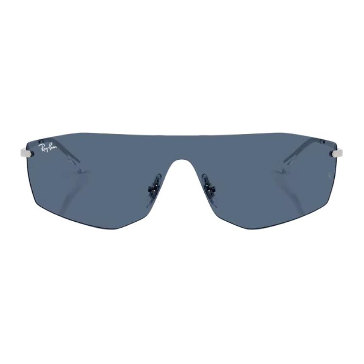 Ray-Ban Unique Design Metal Irregular Shape Sunglasses Unisex Sunglasses Silver 0RB3781-003/80