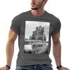 Whitby Abbey North Yorkshire Art Tshirt Basic Solid Color Short Sleeve Cotton Top