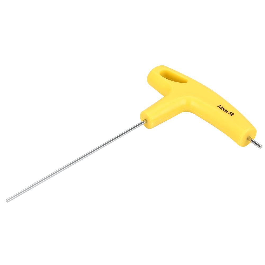 

S2 Alloy Steel Material T handle Hex Wrench H2.0 Maintenance Tool L Wrench 100mm