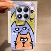 Case For For Redmi Note 14 Pro Plus 13 Pro 14S 14C 13C A3 Xiaomi 14T 13T Pro Phone Cover Orange Cat Cartoon For Redmi A5 TPU Bag