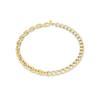 Dextera Mixed Link Imitation Crystal Necklace Women Necklace Gold 5655436