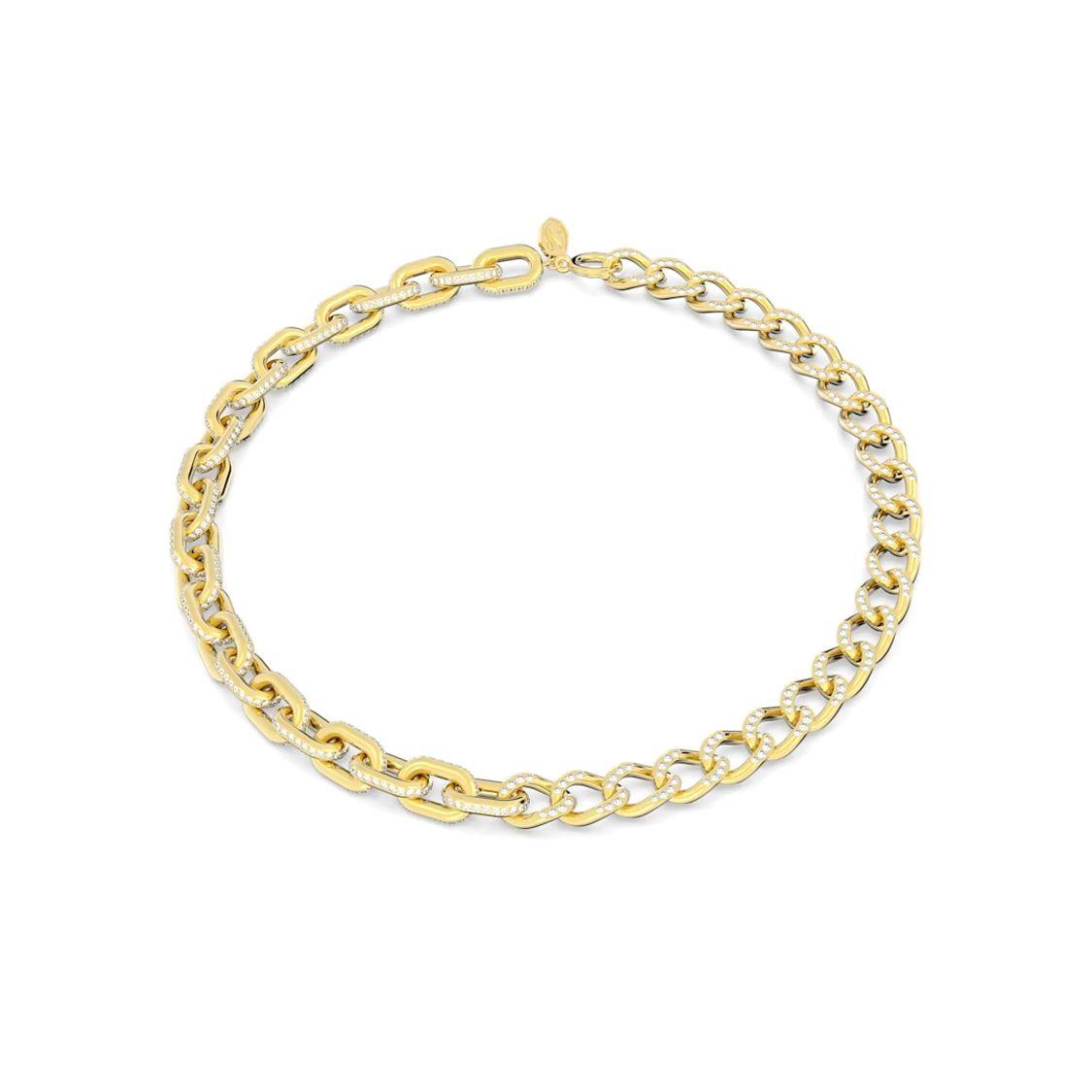 

Swarovski Dextera Mixed Link Imitation Crystal Necklace Women necklace Gold 5655436 L