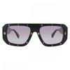 MoSchino Dunkelgrau Schattiert Augenbrauenlinie Damen Sonnenbrille MoS129 S 0807 9o 54 Multi