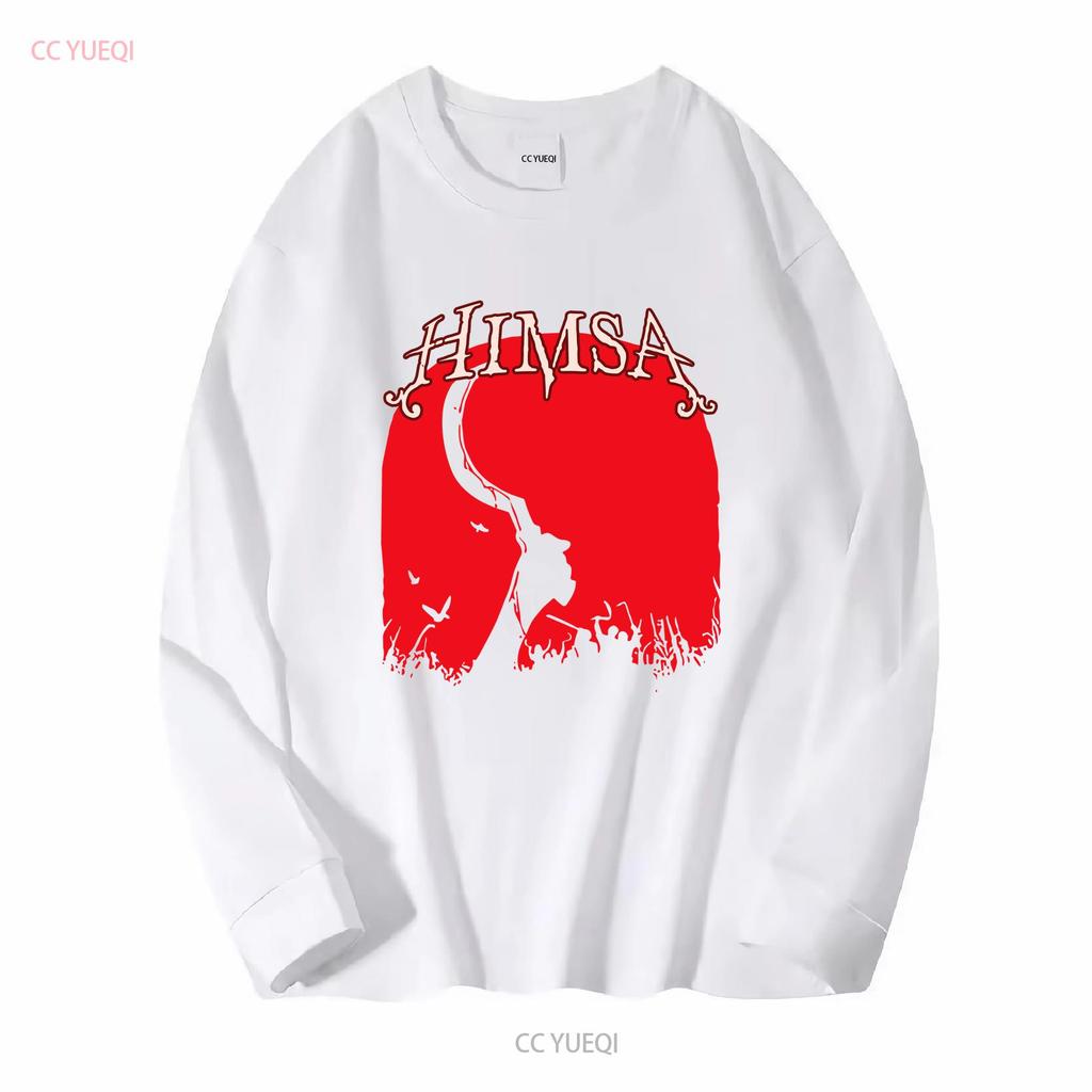 VTG Himsa Band T Shirt Size XL Y2K Metal Metalcore long or short sleeves vintage Washed graphic Comfortable Slightly Stretched